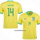 Camiseta Brasil Jugador E.Militao Primera 2022