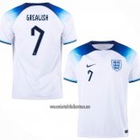 Camiseta Inglaterra Jugador Grealish Primera 2022
