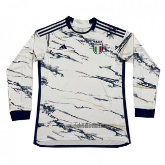 Camiseta Italia Segunda Manga Larga 2023 2024