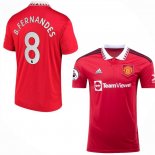 Camiseta Manchester United Jugador B.Fernandes Segunda 2021 2022