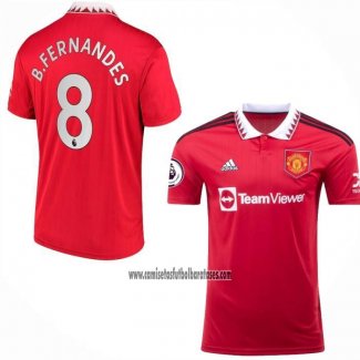 Camiseta Manchester United Jugador B.Fernandes Primera 2022 2023