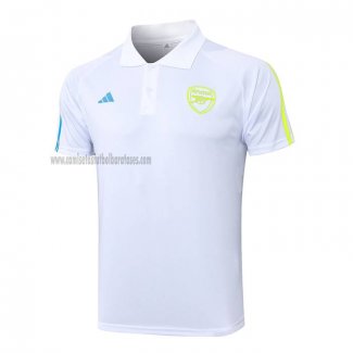 Camiseta Polo del Arsenal 2023 2024 Blanco