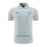 Camiseta Polo del Manchester City 2022 2023 Gris