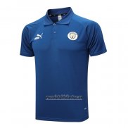 Camiseta Polo del Manchester City 2023 2024 Azul