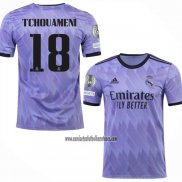 Camiseta Real Madrid Jugador Tchouameni Segunda 2022 2023