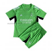 Camiseta Real Madrid Portero Nino 2023 2024 Verde