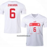 Camiseta Suiza Jugador Zakaria Segunda 2022