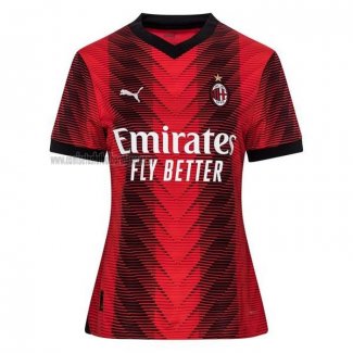 Camiseta AC Milan Primera Mujer 2023 2024