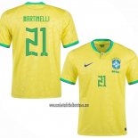 Camiseta Brasil Jugador Martinelli Primera 2022
