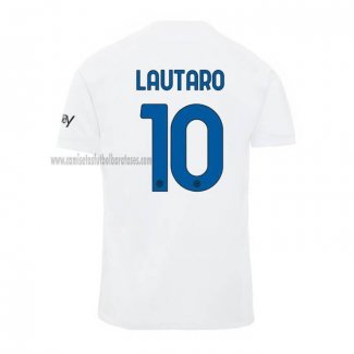 Camiseta Inter Milan Jugador Lautaro Segunda 2023 2024