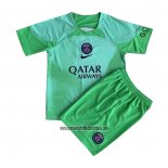 Camiseta Paris Saint-Germain Portero Nino 2022 2023 Verde