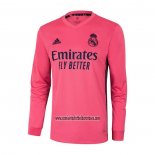 Camiseta Real Madrid Segunda Manga Larga 2020 2021