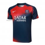 Camiseta de Entrenamiento Paris Saint-Germain 2023 2024 Rojo y Azul