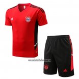 Chandal del Bayern Munich Manga Corta 2022 2023 Rojo - Pantalon Corto