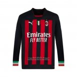 Camiseta AC Milan Primera Manga Larga 2022 2023