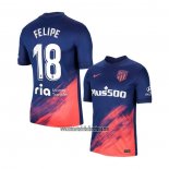 Camiseta Atletico Madrid Jugador Felipe Segunda 2021 2022