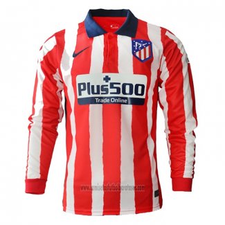 Camiseta Atletico Madrid Primera Manga Larga 2020 2021