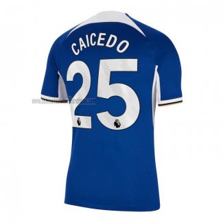 Camiseta Chelsea Jugador Caicedo Primera 2023 2024