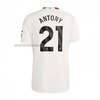 Camiseta Manchester United Jugador Antony Tercera 2023 2024
