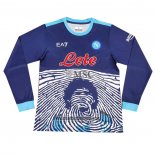 Camiseta Napoli Maradona Special Manga Larga 2021 2022