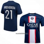 Camiseta Paris Saint-Germain Jugador Ander Herrera Primera 2022 2023