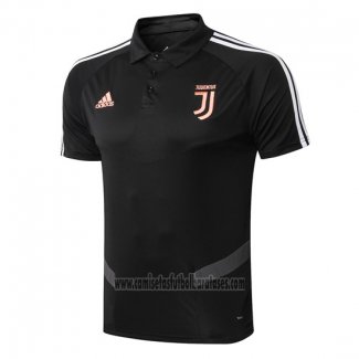 Camiseta Polo del Juventus 2019 2020 Negro y Gris