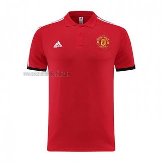 Camiseta Polo del Manchester United 2023 2024 Rojo