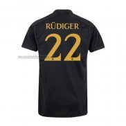 Camiseta Real Madrid Jugador Rudiger Tercera 2023 2024