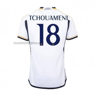 Camiseta Real Madrid Jugador Tchouameni Primera 2023 2024