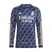 Camiseta Real Madrid Segunda Manga Larga 2023 2024