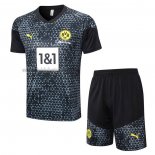 Chandal del Borussia Dortmund Manga Corta 2023 2024 Negro - Pantalon Corto