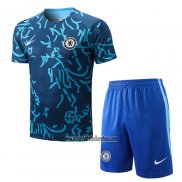 Chandal del Chelsea Manga Corta 2022 2023 Azul - Pantalon Corto