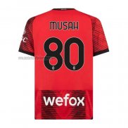 Camiseta AC Milan Jugador Musah Primera 2023 2024