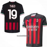 Camiseta AC Milan Jugador Theo Primera 2022 2023