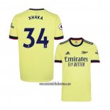Camiseta Arsenal Jugador Xhaka Segunda 2021 2022