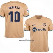 Camiseta Barcelona Jugador Ansu Fati Segunda 2022 2023