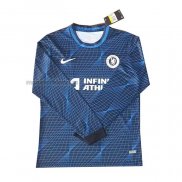 Camiseta Chelsea Segunda Manga Larga 2023 2024