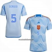 Camiseta Espana Jugador Sergio Segunda 2022
