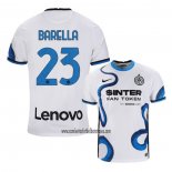 Camiseta Inter Milan Jugador Barella Segunda 2021 2022