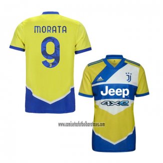 Camiseta Juventus Jugador Morata Tercera 2021 2022