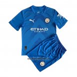 Camiseta Manchester City Portero Nino 2022 2023 Azul