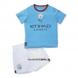 Camiseta Manchester City Primera Nino 2022 2023