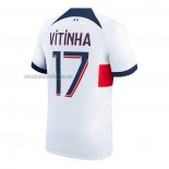 Camiseta Paris Saint-Germain Jugador Vitinha Segunda 2023 2024