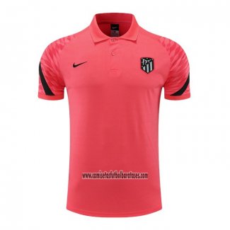 Camiseta Polo del Atletico Madrid 2022 2023 Rosa