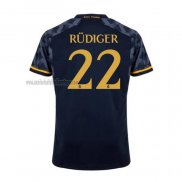 Camiseta Real Madrid Jugador Rudiger Segunda 2023 2024