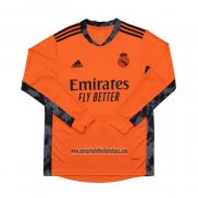 Camiseta Real Madrid Portero Segunda Manga Larga 2020 2021