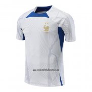 Camiseta de Entrenamiento Francia 2022 2023 Blanco