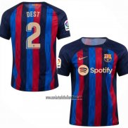 Camiseta Barcelona Jugador Dest Primera 2022-2023