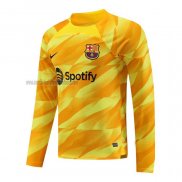 Camiseta Barcelona Portero Manga Larga 2023 2024 Amarillo