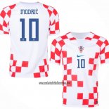 Camiseta Croacia Jugador Modric Primera 2022